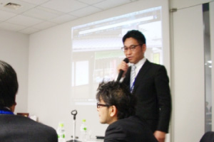 講演者の彦田氏 講演者の彦田氏