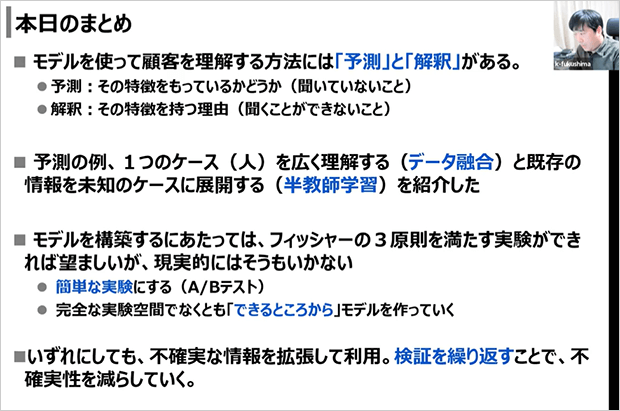 福島氏による講演の様子