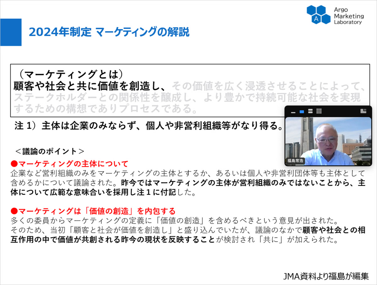 2024年制定 マーケティングの解説